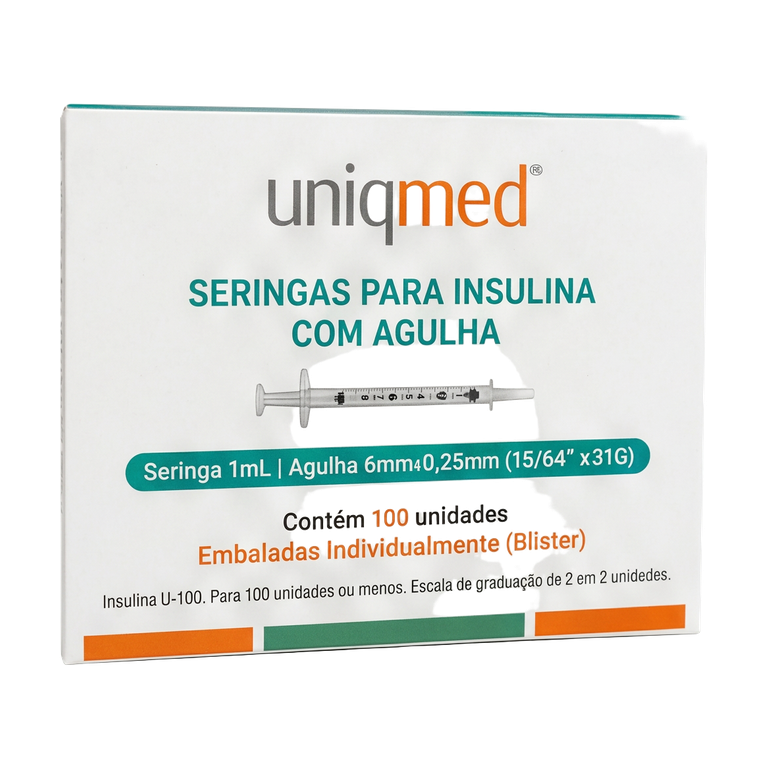 Seringas para Insulina com Agulha – Uniqmed